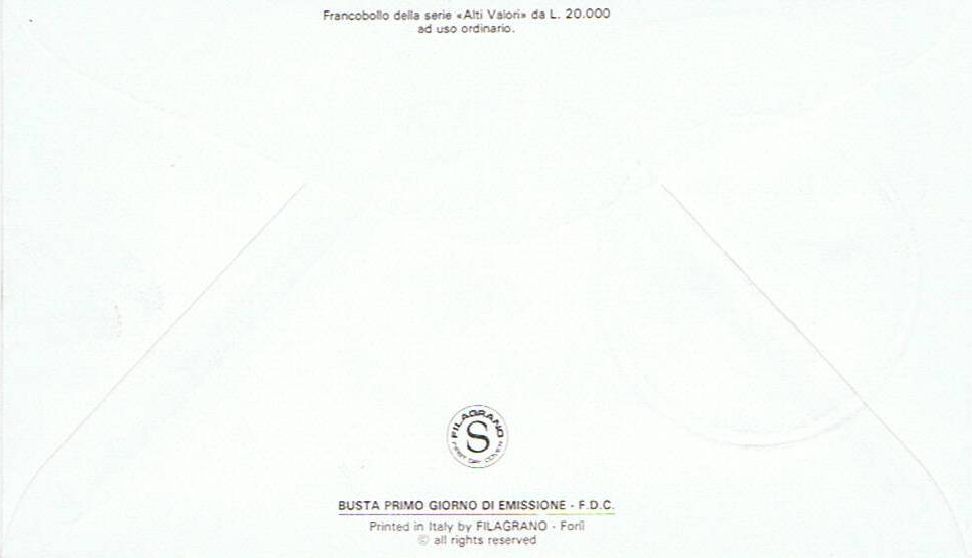 IT1804 - 05/01/1987 - 1v - Alti valori ordinari - Ornamenti e Italia turrita L.20.000