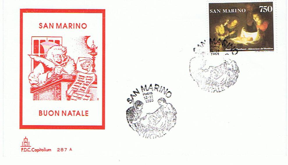 RSM 1993 - 1398 S302 Serie cpl. 3 val. - Natale