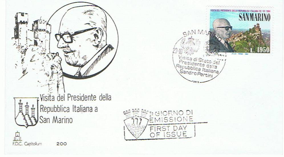 RSM 1984 - 1144 - Visita del presidente della repubblica Sandro Pertini