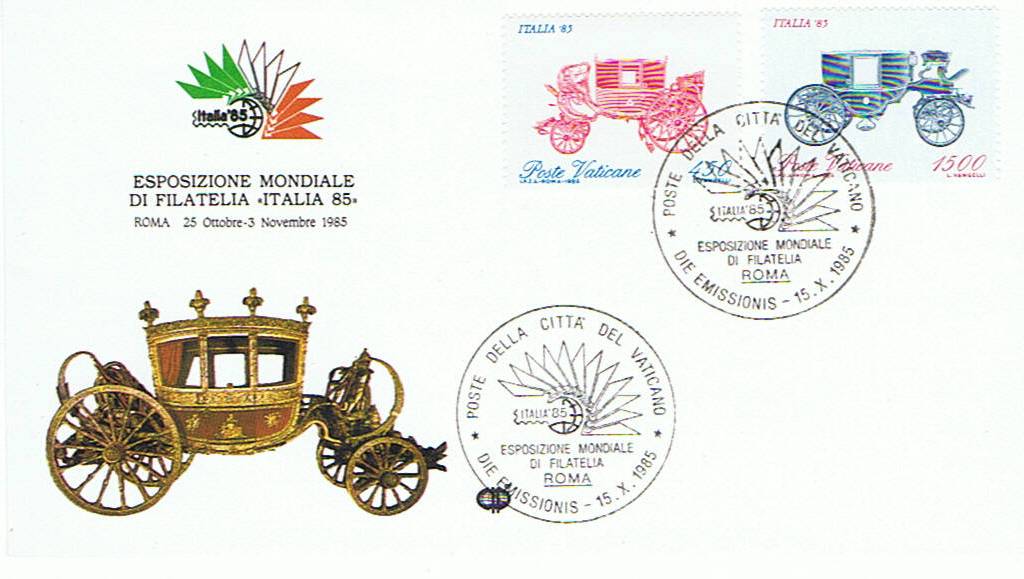 SCV 1985 - 784 BF8 Blocco Foglietto Serie 2 val. - Esposizione filatelica internazionale a Roma