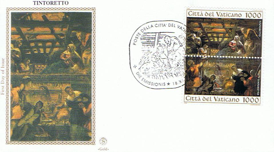 SCV 1994 - 1002 S255 Serie completa 3 val. - Natale