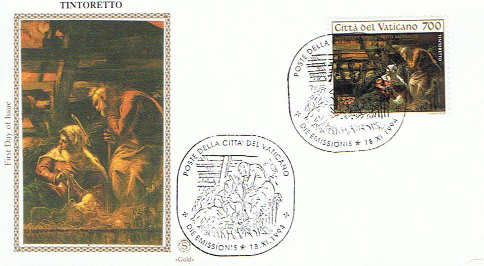 SCV 1994 - 1002 S255 Serie completa 3 val. - Natale