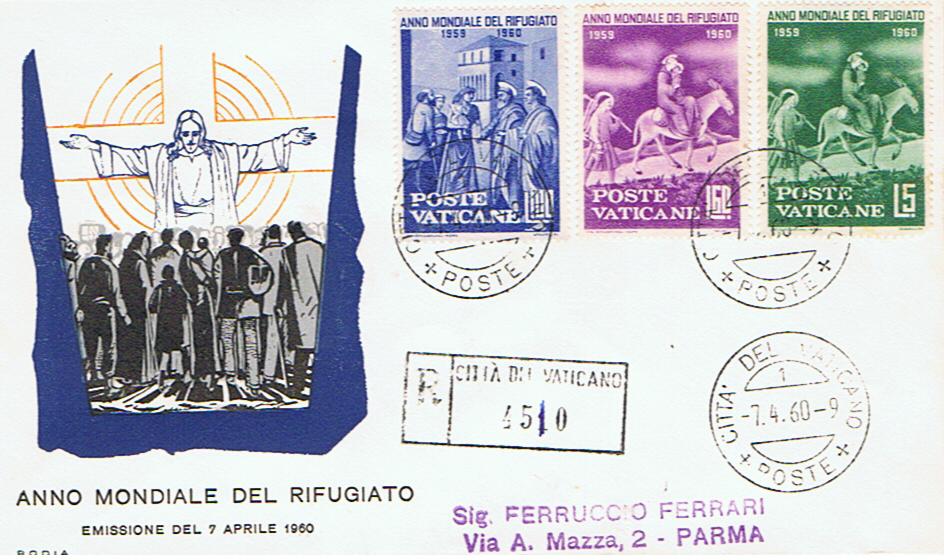 SCV 1960 - 275 S73 Serie completa 6 val. - Anno mondiale del rifugiato