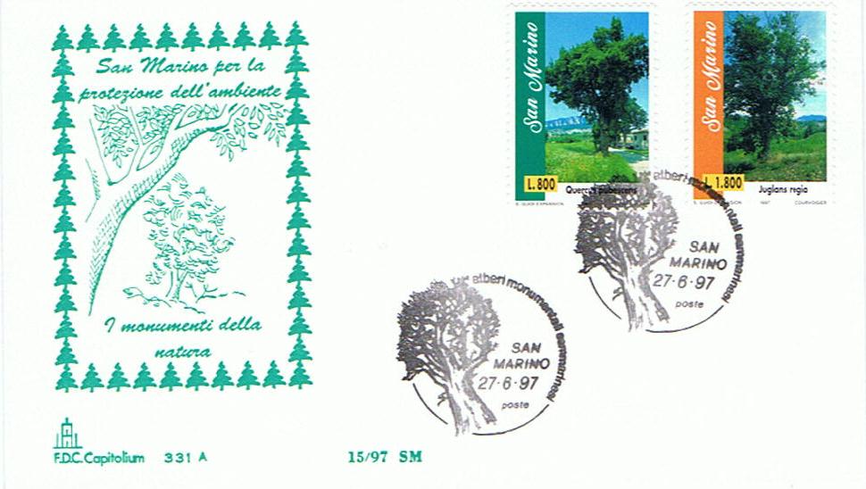 RSM 1997 - 1566 S334 Serie cpl. 4 val. -  Alberi monumentali