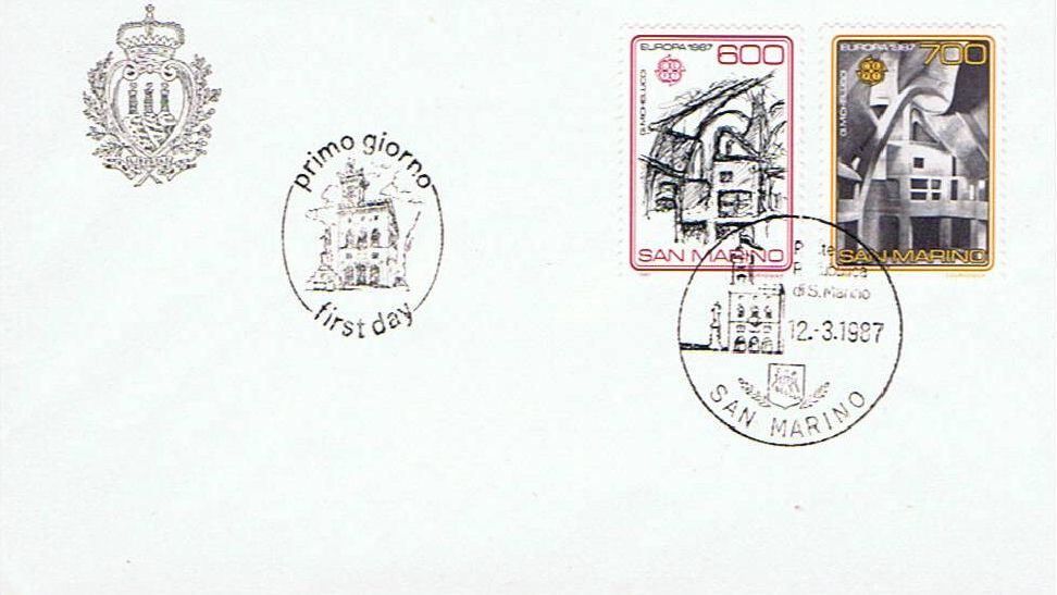 RSM 1987 - 1195 S247 Serie cpl. 2 val. - Europa Unita CEPT