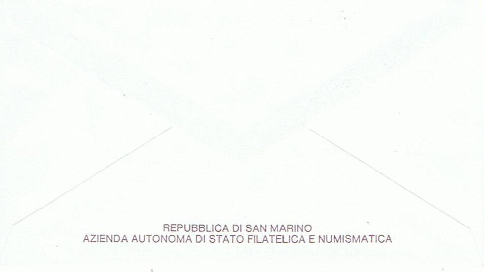 RSM 1988 - 1232 - 40 fiera del francobollo - Monte Titano e spiaggia