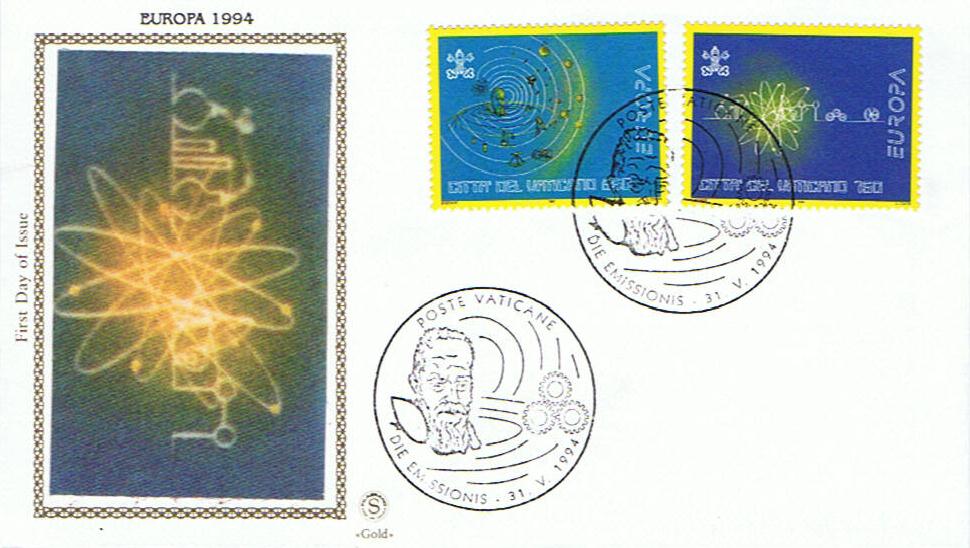 SCV 1994 - 992 S252 Serie completa 2 val. - Europa - Scoperte di varie epoche , Galileo e scoperte