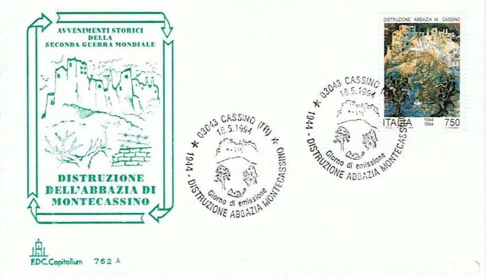 IT2144 - 18/05/1994 - 3v - Avvenimenti storici della II guerra mondiale - 2 emissione