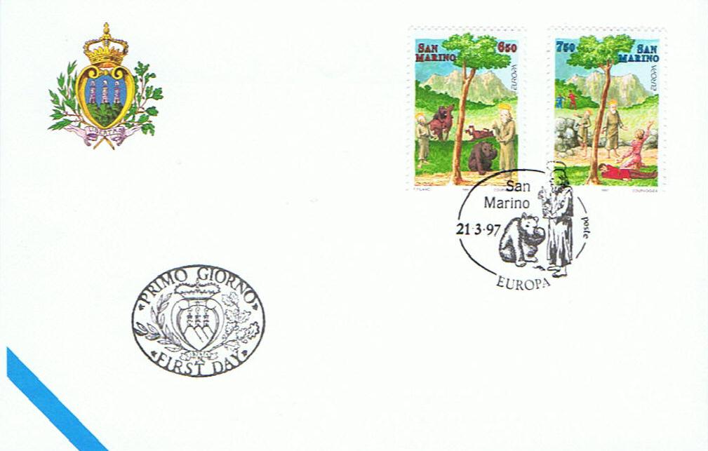 RSM 1997 - 1556 S332 Serie cpl. 2 val. - Europa Unita