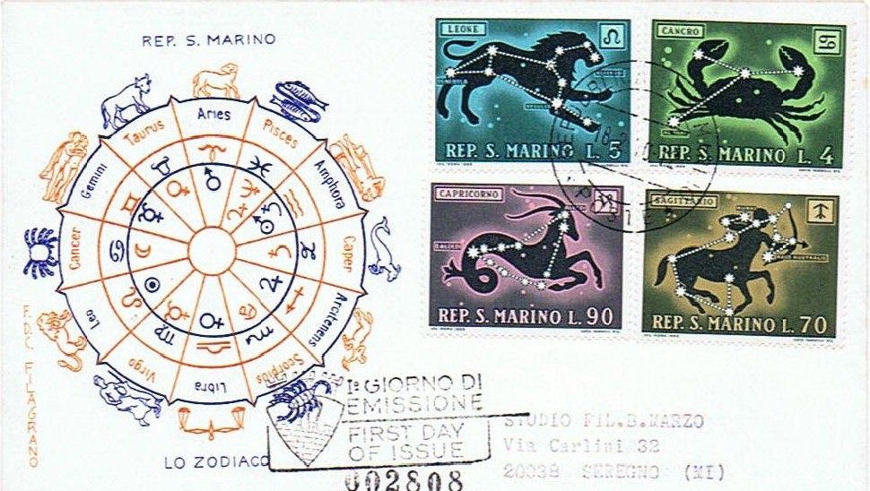 RSM 1970 - 794 S150 Serie cpl. 12 val. - Segni zodiacali