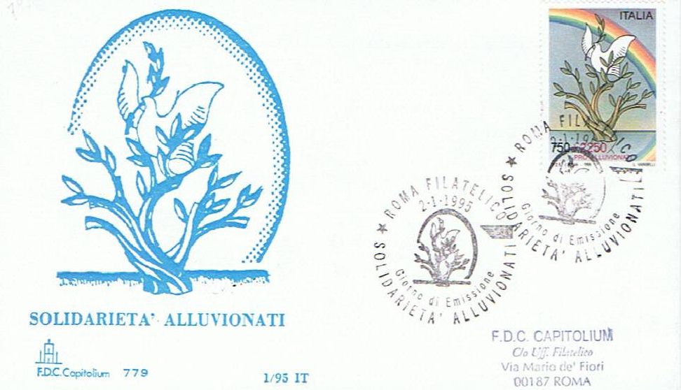 IT2170 - 02/01/1995 - 1v - Pro alluvionati 750 L. + 2250 L.