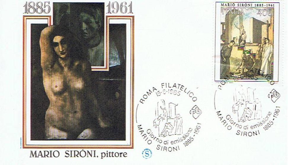 IT1733 - 15/06/1985 - 2v - Arte Italiana 11 emissione : Sassoferrato e Mario Sironi