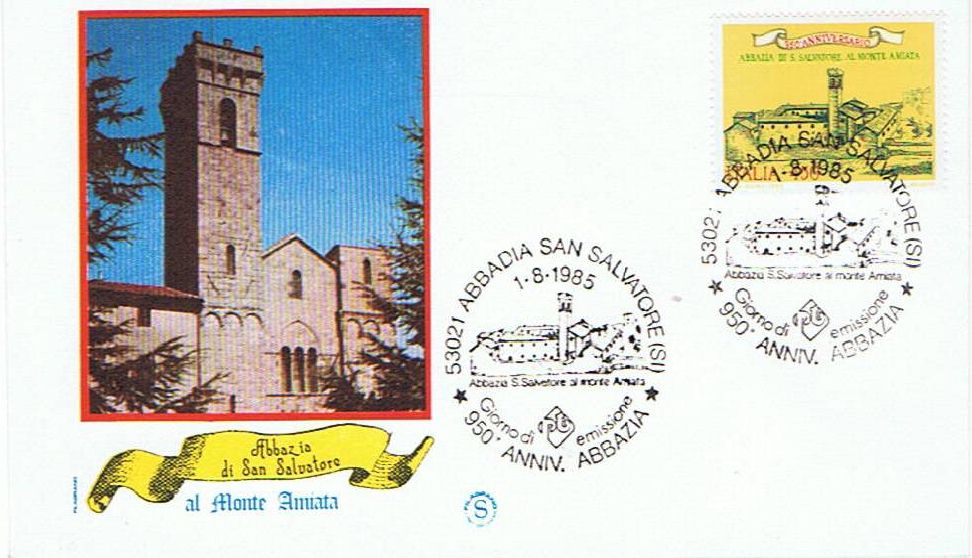 IT1739 - 01/08/1985 - 1v - Abbazia di San Salvatore al Monte, ad Amiata . 450