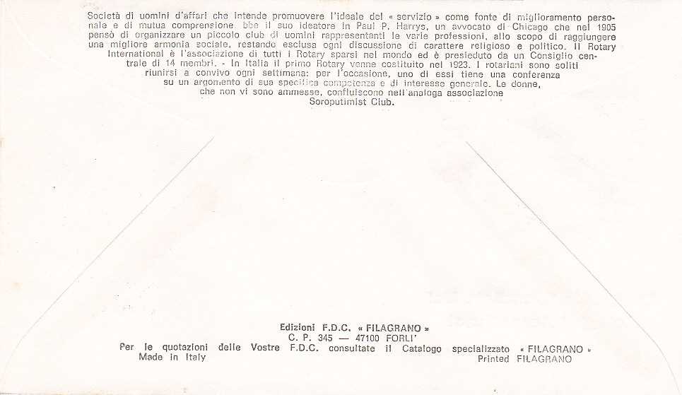 IT1464 - 09/06/1979 - 1v - Primo congresso mondiale del Rotary in Italia - Ritratto di Enea 220 