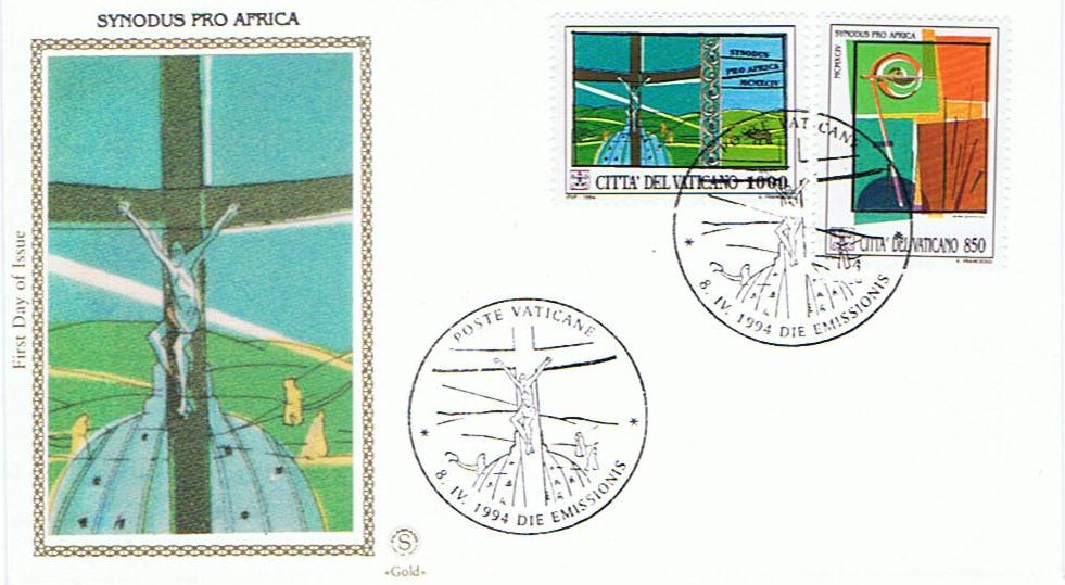 SCV 1994 - 990 S251 Serie completa 2 val. - Assemblea speciale per l´Africa del sinodo dei vescovi