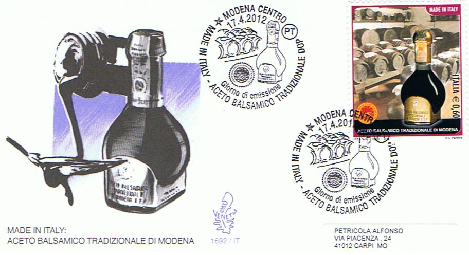 IT3369 - 17/04/2012 - CAB1465 - 1v - Made in Italy - Aceto balsamico tradizionale di Modena